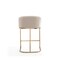 Manhattan Comfort Louvre Counter Stool in Cream and Titanium Gold (Set of 2) 2-CS009-CR - alternate 4